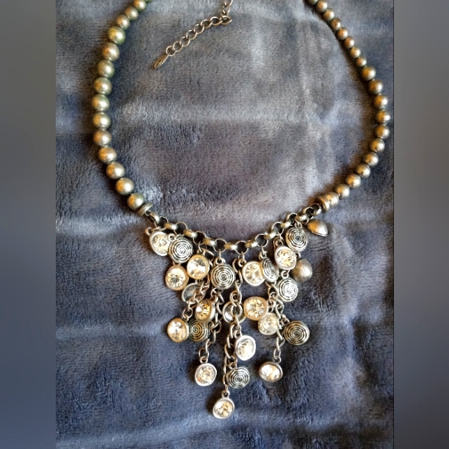 Vclm Choker Rhinestone Studded Necklace